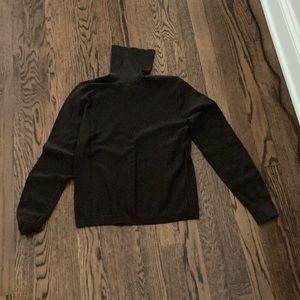 Brown turtleneck